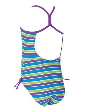 Zoggs Jnr Bliss Striped Swimsuit